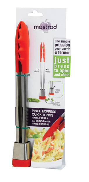 Silicone Quick Tongs - Orka® by mastrad - Buy 10 various utensils, get 1 free silicone oven mitt!