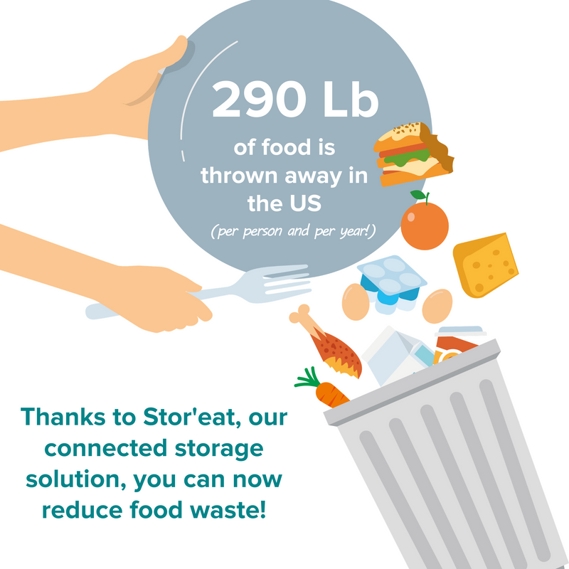 Smart Food Storage Container - Large (51.40 fl oz)